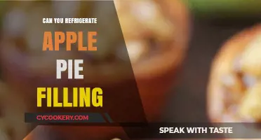 Refrigerating Apple Pie Filling: Tips for Freshness and Safety