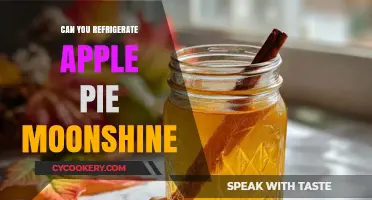 Refrigerating Apple Pie Moonshine: Tips for Storage and Freshness