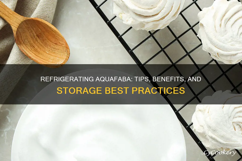 can you refrigerate aquafaba