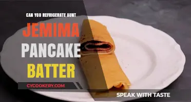 Refrigerating Aunt Jemima Pancake Batter: Tips for Freshness and Safety