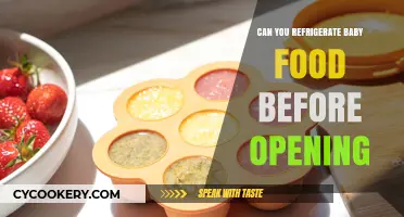 Refrigerating Baby Food: Pre-Opening Storage Tips for Freshness and Safety