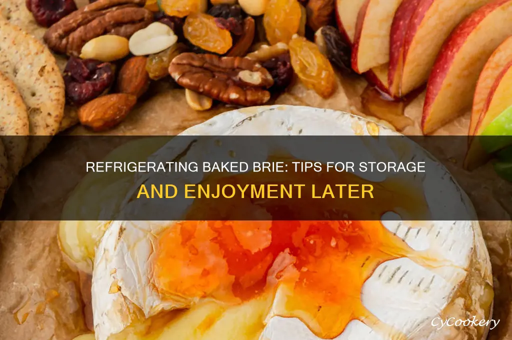 can you refrigerate baked brie
