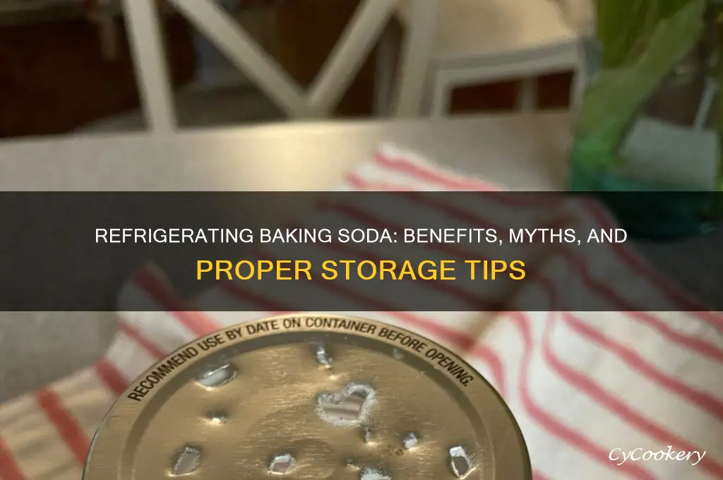 can you refrigerate baking soda