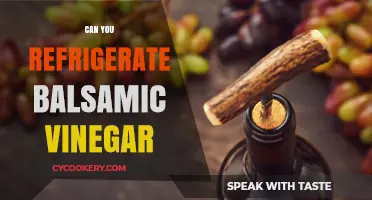 Refrigerating Balsamic Vinegar: Necessary or Not? Expert Tips Inside
