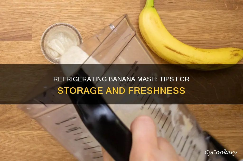 can you refrigerate banan mash