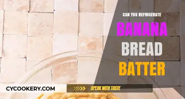 Refrigerating Banana Bread Batter: Tips for Fresh and Easy Baking