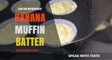 Refrigerating Banana Muffin Batter: Tips for Fresh and Fluffy Results