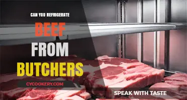 Refrigerating Butcher's Beef: Best Practices for Freshness and Safety