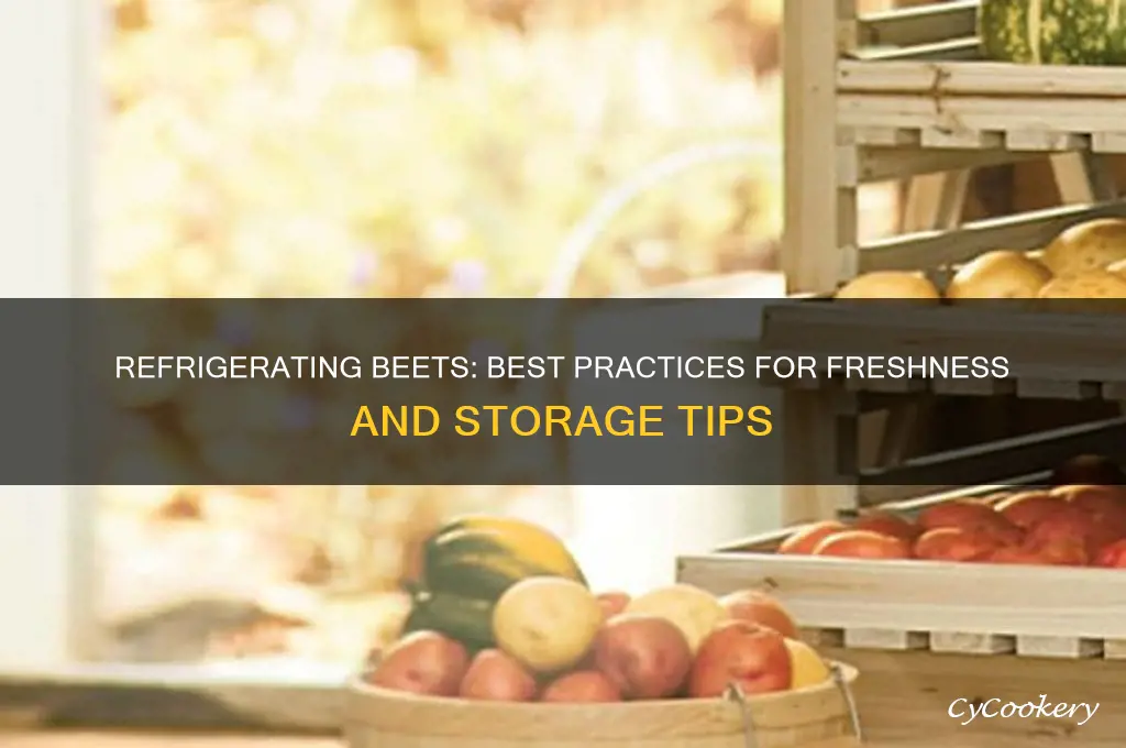 can you refrigerate beets