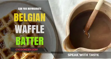 Refrigerating Belgian Waffle Batter: Tips for Fresh, Fluffy Waffles