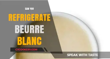 Refrigerating Beurre Blanc: Tips for Storage and Freshness