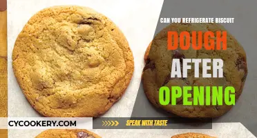 Refrigerating Biscuit Dough After Opening: Tips for Freshness and Convenience