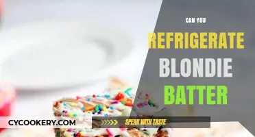 Refrigerating Blondie Batter: Tips for Perfect Storage and Baking
