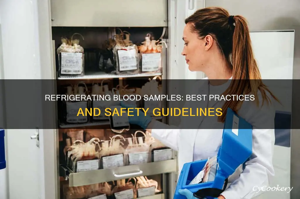 can you refrigerate blood samples