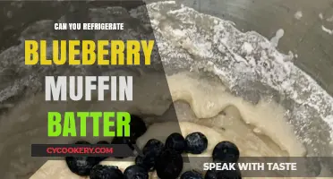 Refrigerating Blueberry Muffin Batter: Tips for Fresh, Fluffy Results