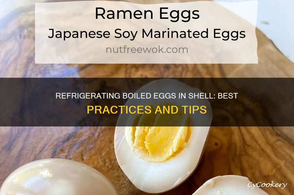 can you refrigerate boiled eggs in shell