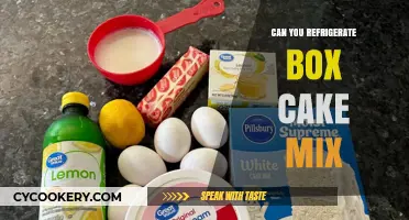 Refrigerating Box Cake Mix: Best Practices and Storage Tips