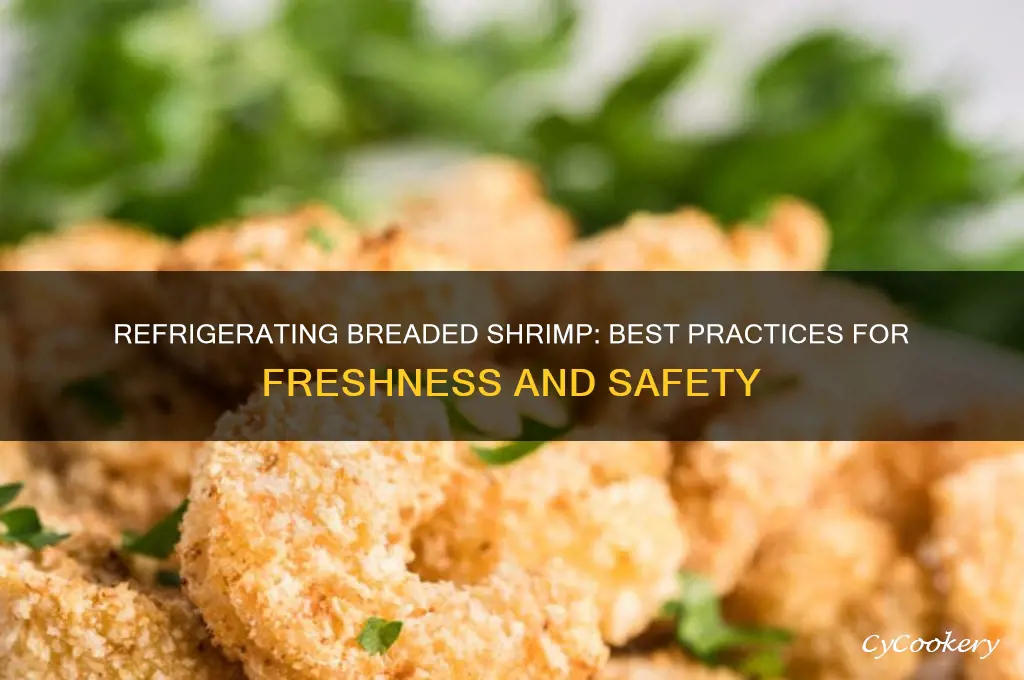 can you refrigerate breaded shrimp
