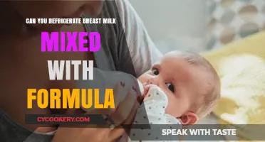 Refrigerating Breast Milk and Formula Mix: Safe Practices for Parents
