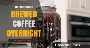 Refrigerating Brewed Coffee Overnight: Tips for Freshness and Flavor