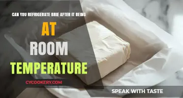Refrigerating Brie After Room Temperature: Best Practices for Freshness