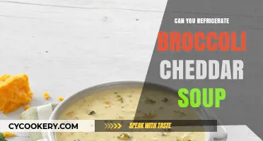 Refrigerating Broccoli Cheddar Soup: Tips for Storage and Freshness