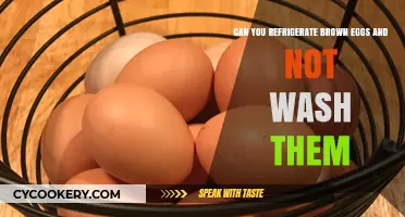 Refrigerating Brown Eggs: To Wash or Not Before Chilling?
