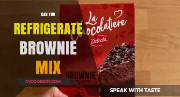 Refrigerating Brownie Mix: Tips for Storage and Freshness