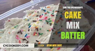 Refrigerating Cake Mix Batter: Tips, Tricks, and Best Practices