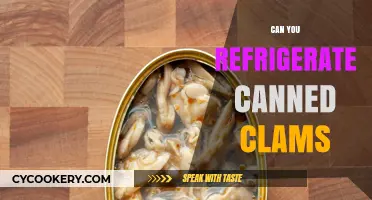 Refrigerating Canned Clams: Best Practices for Freshness and Safety