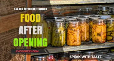 Refrigerating Canned Food After Opening: Best Practices for Freshness