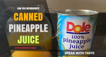 Refrigerating Canned Pineapple Juice: Best Practices for Freshness and Flavor