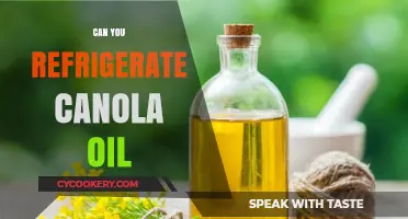 Can You Refrigerate Canola Oil? Storage Tips for Freshness