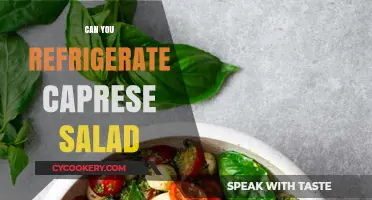 Refrigerating Caprese Salad: Tips for Freshness and Flavor Preservation