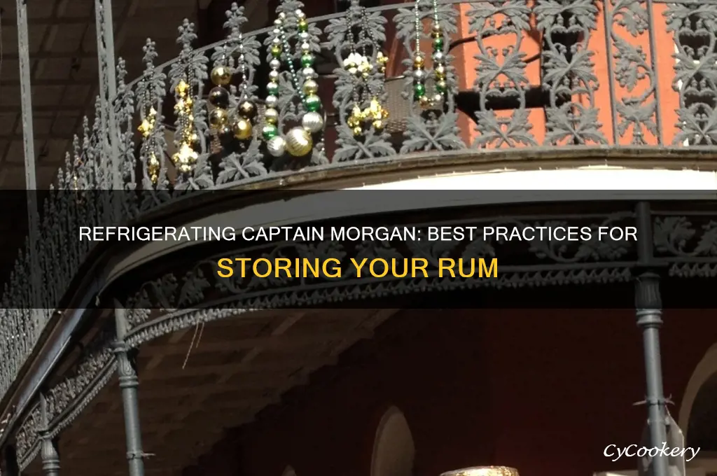 can you refrigerate captain morgan