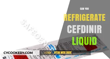 Can You Refrigerate Cefdinir Liquid? Storage Tips and Safety Guide