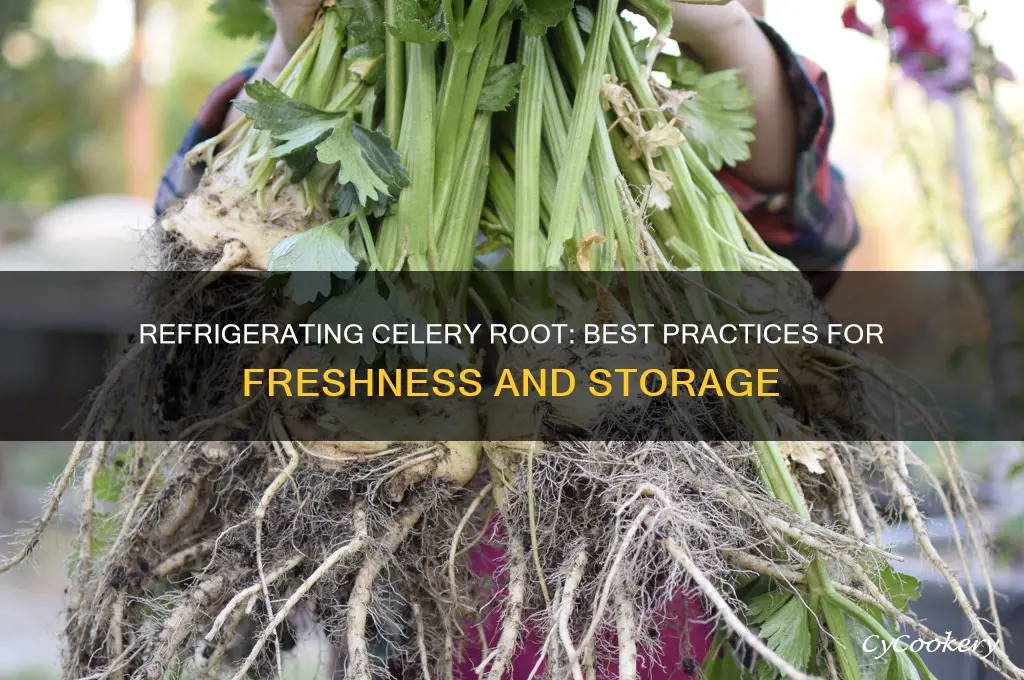 can you refrigerate celery root