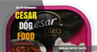 Refrigerating Cesar Dog Food: Best Practices for Freshness and Safety
