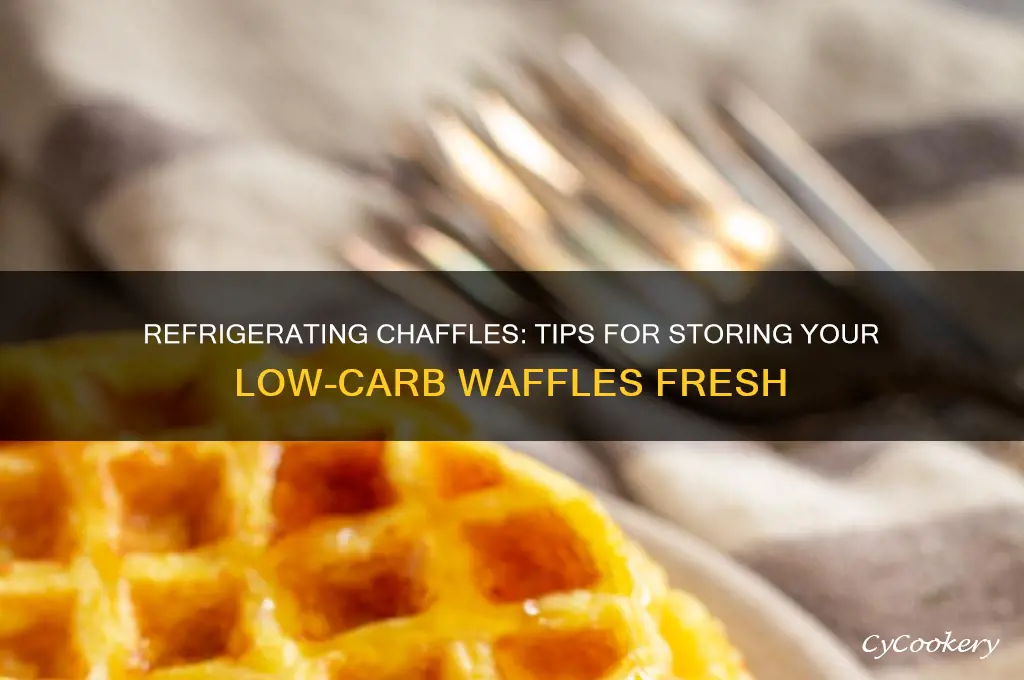 can you refrigerate chaffles