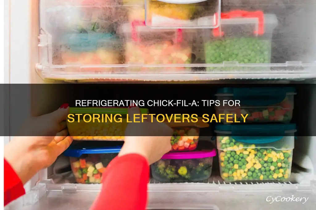 can you refrigerate chick fil a