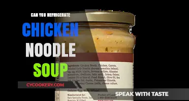 Refrigerating Chicken Noodle Soup: Tips for Safe Storage and Reheating