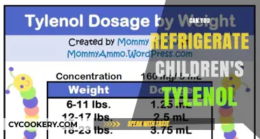 Refrigerating Children's Tylenol: Safe Storage Tips for Parents