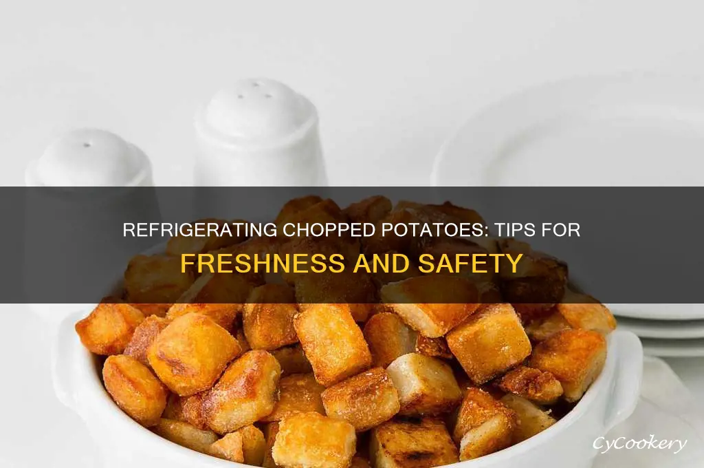 can you refrigerate chopped potatoes
