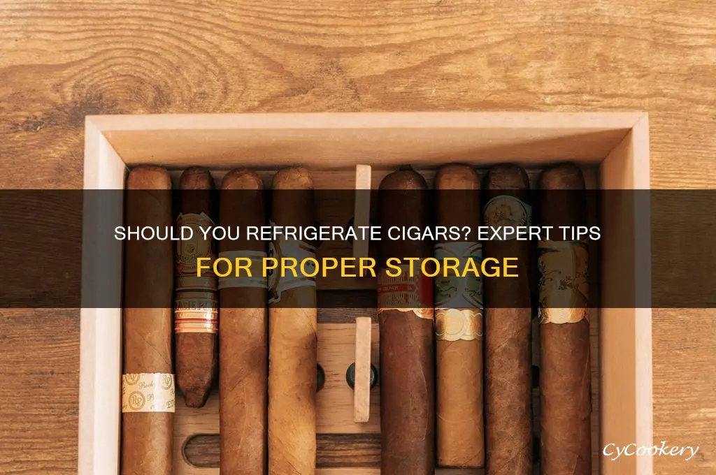 can you refrigerate cigars
