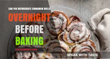 Refrigerate Cinnamon Rolls Overnight: A Baking Time-Saver?