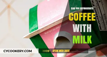 Refrigerating Coffee with Milk: Best Practices and Storage Tips