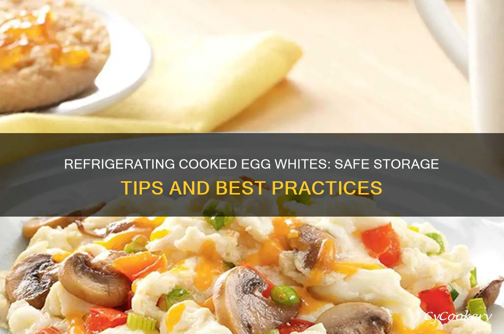 can you refrigerate cooked egg white