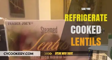 Refrigerating Cooked Lentils: Tips for Safe Storage and Freshness