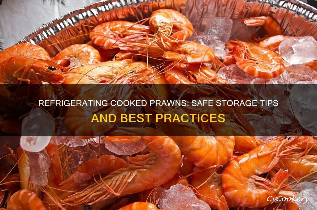 can you refrigerate cooked prawns