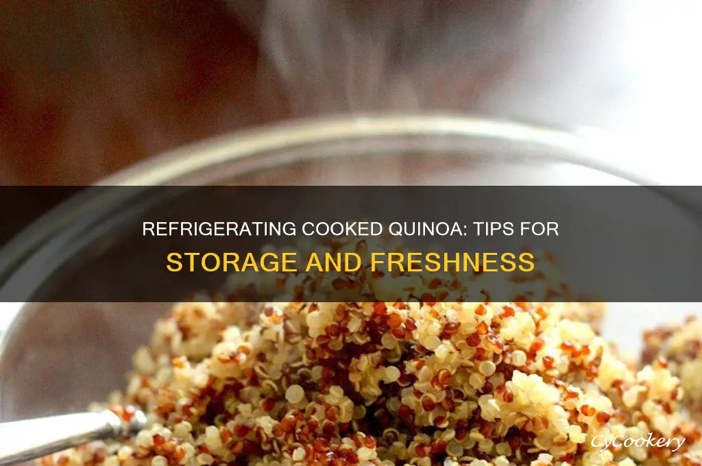 can you refrigerate cooked quinoa